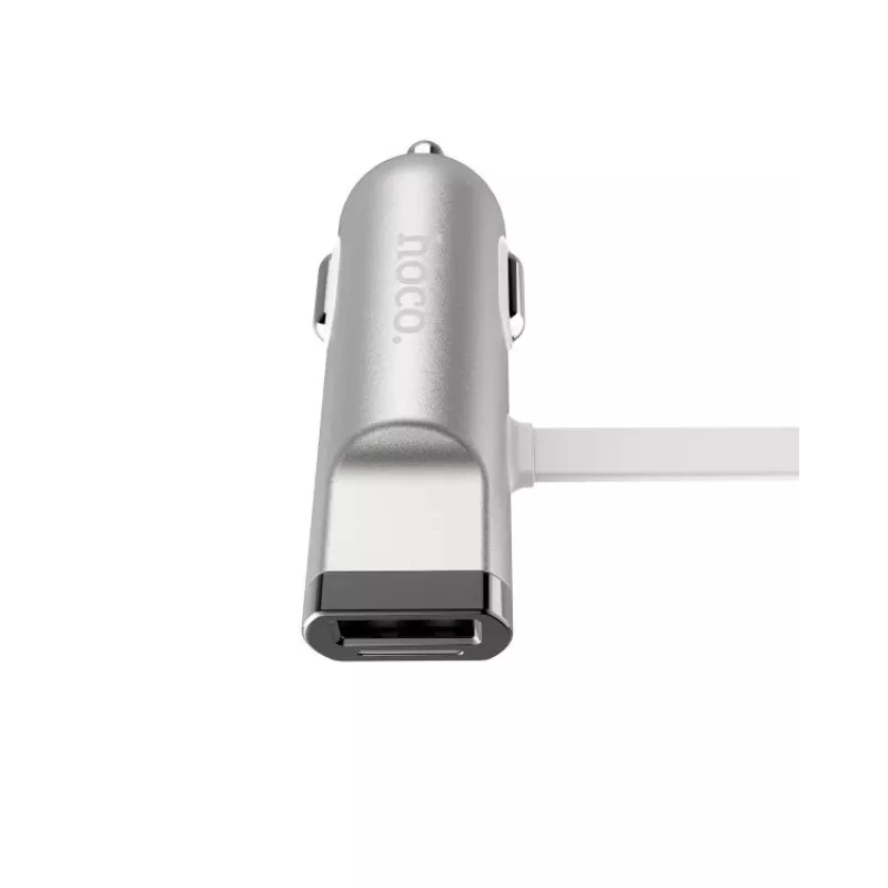 Hoco Universal UCL01 Multifunction Apple + Micro USB kabelis, sudraba, 1,2 m