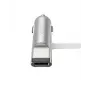Hoco Universal UCL01 Multifunction Apple + Micro USB kabelis, sudraba, 1,2 m