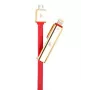 HOCO Universal UPL14 Lipstick Series 2-in-1 uzlādes kabelis (Apple Lightning + Micro USB) Sarkans