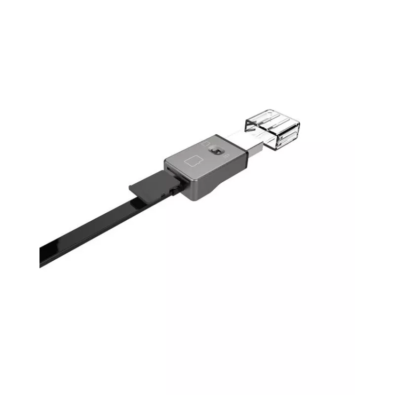 Hoco Universal UPM06 Triple Reader Micro USB OTG Card Reader Black