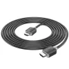 Hoco US08 HDMI 2.0 kabelis 3m Melns 4K HDR Ar zeltu pārklāts