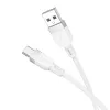 Hoco X109 Energy Silikona uzlādes datu kabelis Type-C (L=1M) Balts