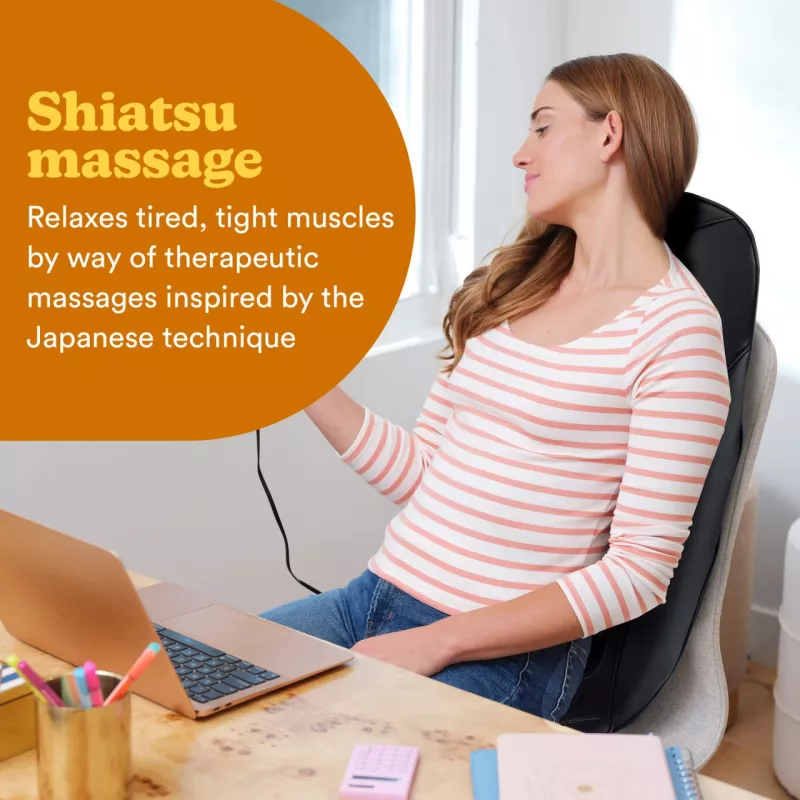 Homedics SBM-65H-EU Shiatsu Experience Muguras Masieris + Siltums