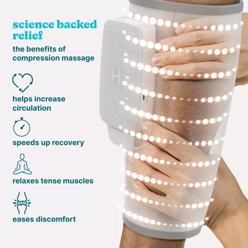 Homedics SR-CMC10H Modulair Calf Wrap Massager ar nomierinošu siltumu