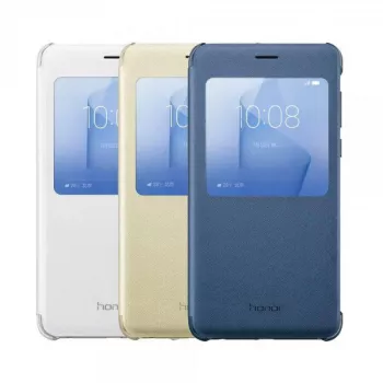 HONOR 8 Smart Cover Gold - Flip Case ar viedlogu