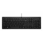 HP 125 G2 vadu tastatūra - pilna izmēra - USB - melna - QWERTY International