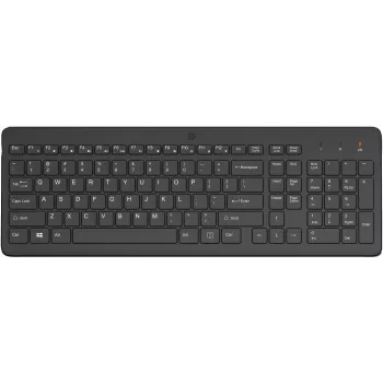 HP 225 Wireless Keyboard - 2.5-Zone Layout - Black