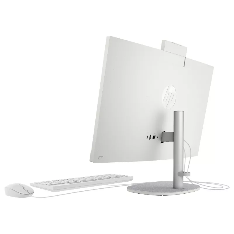 HP 24-cr0450ng All-in-One PC, 23,8 collu FHD IPS, Intel Core i5-1334U, 8 GB RAM, 512 GB SSD, Windows 11 Home, balts