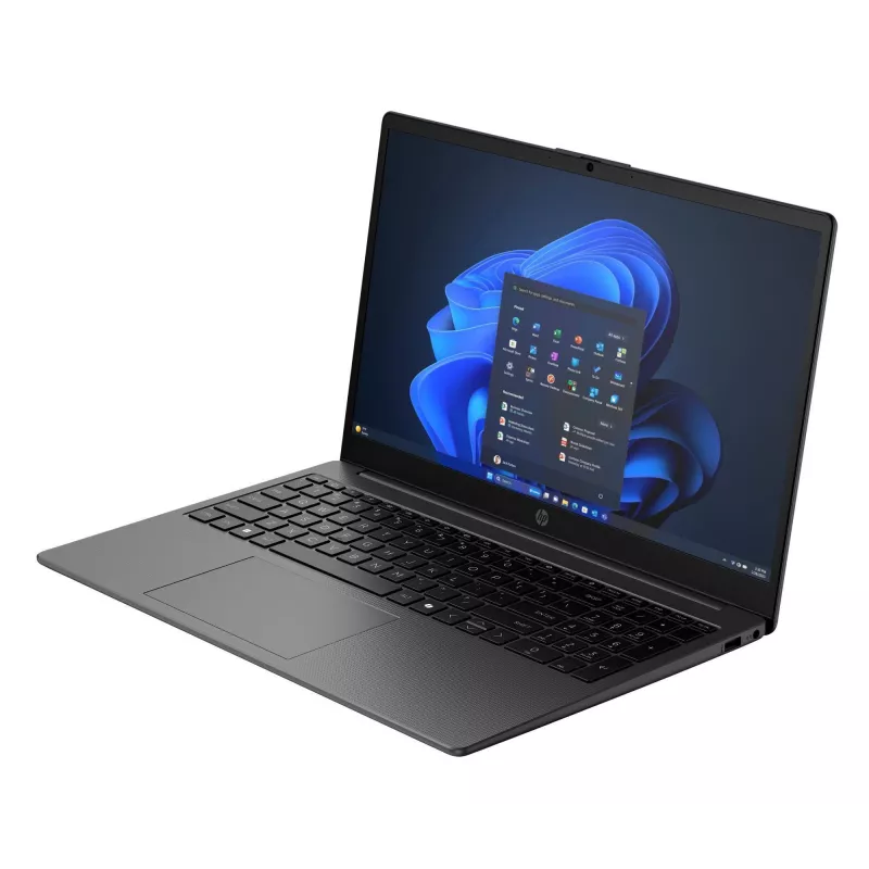 HP 250 G10 Notebook PC, Intel Core 5-120U, 15.6 collu FHD, 8GB RAM, 512GB SSD, FreeDOS, Dark Ash Silver