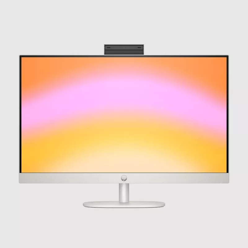 HP 27-cr0204nw AMD Ryzen 7 7730U 27 collu Full HD All-in-One dators, 16 GB DDR4, 512 GB SSD, Free DOS, Wi-Fi 6, Balts