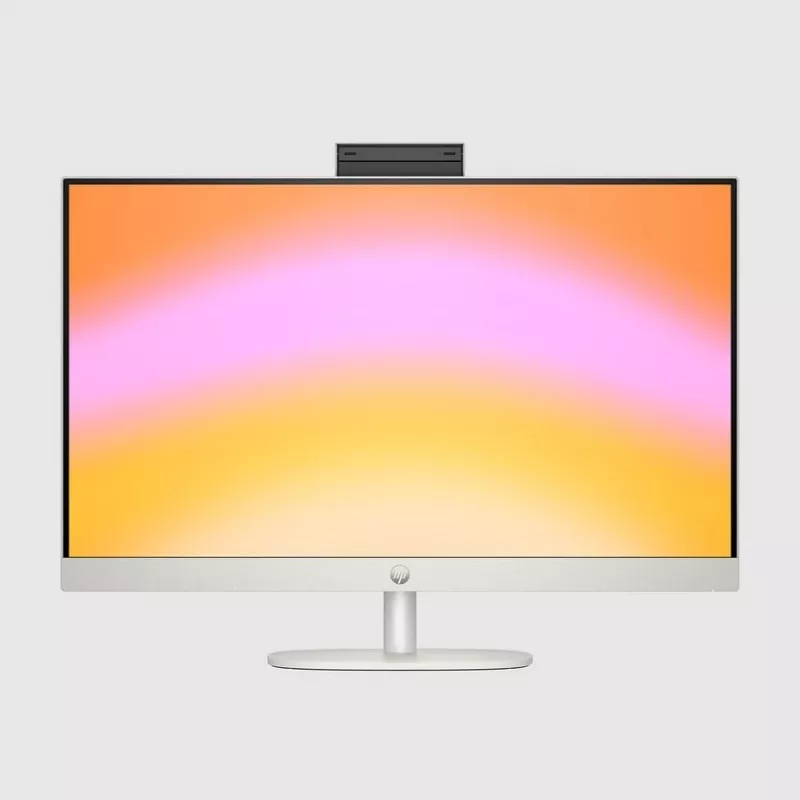 HP 27-cr0232nw All-in-One PC, AMD Ryzen 5 7520U, 27 inch Full HD, 16 GB LPDDR5, 512 GB SSD, Windows 11 Home, Wi-Fi 6, Balts