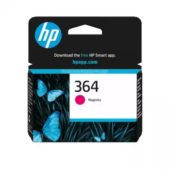 HP 364 oriģinālā fuksīna tintes kasetne (CB319EE)