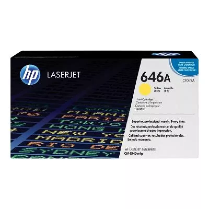 HP 646A Yellow Toner Cartridge (CF032A) - Standard Yield