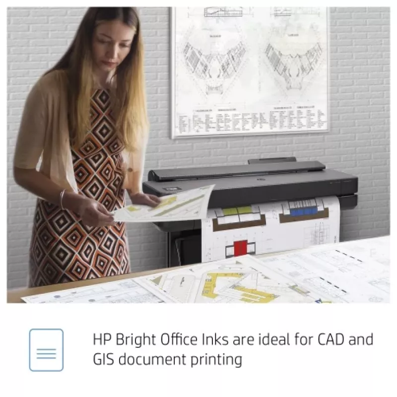 HP 728 (F9K16A) oriģinālā tintes kasetne fuksīna – 40 ml uz krāsvielu bāzes priekš DesignJet T730/T830