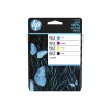 HP 912 oriģinālā tintes kasetne 4-pack (melna, ciāna, fuksīna, dzeltena) - 6ZC74AE#30B