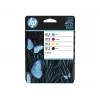 HP 912 oriģinālā tintes kasetne 4-pack (melna, ciāna, fuksīna, dzeltena) - 6ZC74AE#30B