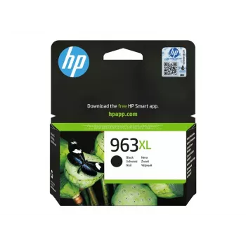 HP 963XL augstas ietilpības melna oriģinālā tintes kasetne, 42,5 ml, līdz 2000 lapām