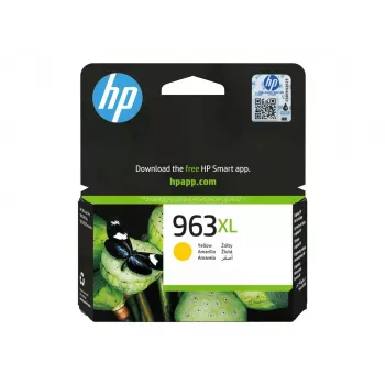 HP 963XL augstas ietilpības dzeltena oriģinālā tintes kasetne (3JA29AE)