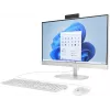 HP All-in-One 24-cr0009nf Desktop PC, Intel Core i5-1335U, 16GB RAM, 512GB SSD, 23.8 inch Full HD IPS Displejs, Windows 11 Home, Balts (atjaunota prece)