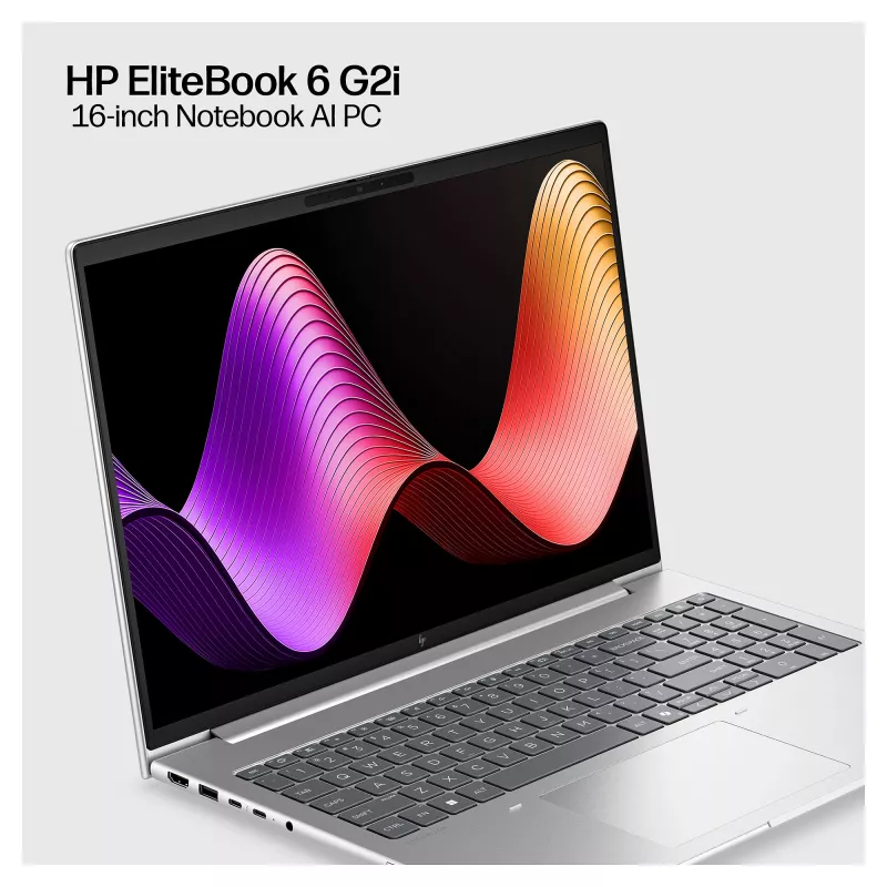 HP EliteBook 6 G2i 16 inch WUXGA Intel Core 5 320 16GB RAM 512GB SSD Windows 11 Pro Sudraba klēpjdators