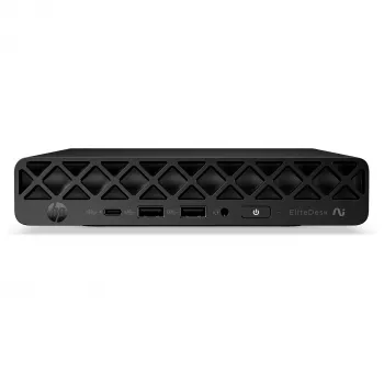 HP EliteDesk 8 Mini G2a Mini dators, AMD Ryzen AI 5 435, 16GB RAM, 512GB SSD, Windows 11 Pro, Melns
