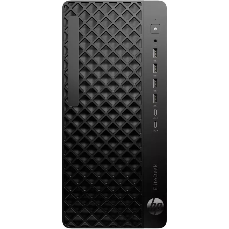 HP EliteDesk 8 Tower G1i galddators AI PC - Intel Core Ultra 7, 16GB RAM, SSD, melns (atjaunota prece)
