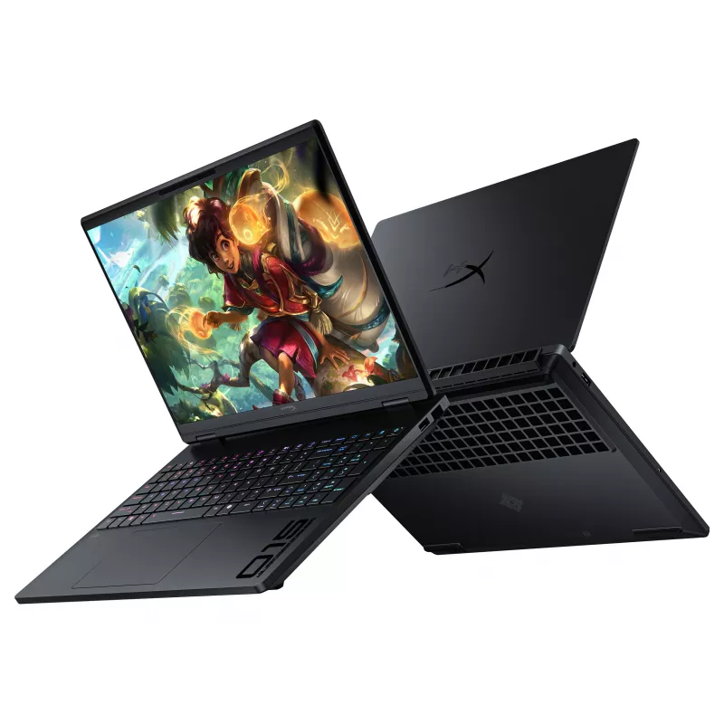 HP HyperX OMEN 15-ga0170ng spēļu klēpjdators, 15,6 collu FHD IPS 144Hz, Intel Core i5-14650HX, 16GB DDR5 RAM, 1TB SSD, NVIDIA GeForce RTX 5060, Windows 11 Home, vācu tastatūra, Shadow Black
