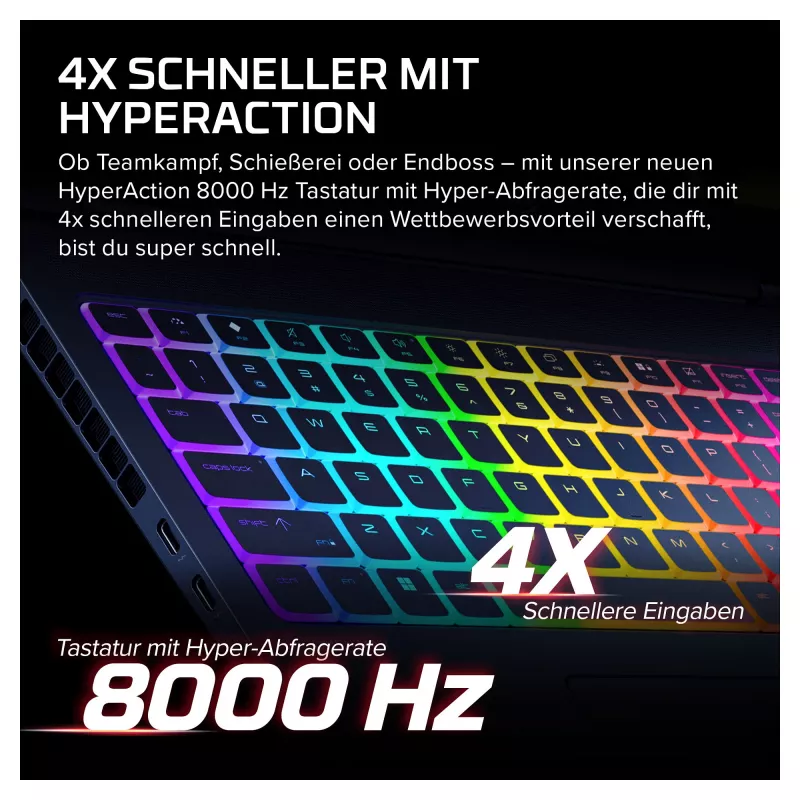 HP HyperX OMEN 16-ah1470ng spēļu klēpjdators, AMD Ryzen 7, RTX 5070 Ti, 32GB RAM, 1TB SSD, 16,1 collu QHD 270Hz, Windows 11 Home