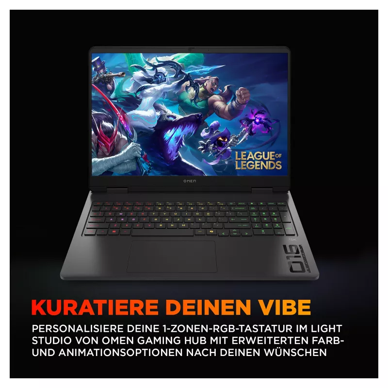 HP OMEN 16-am0471ng spēļu klēpjdators, 16 collu WUXGA 144Hz, Intel Core Ultra 7 255H, 16GB RAM, 512GB SSD, NVIDIA GeForce RTX 5050, FreeDOS, Shadow melns