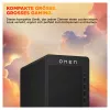 HP OMEN 16L TG03-0451ng spēļu galddators, AMD Ryzen 5 8400F, 16GB DDR5, 512GB SSD, NVIDIA GeForce RTX 5050, bez OS, melns