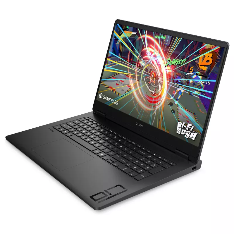 HP OMEN 17-db1471ng spēļu klēpjdators, 17,3 collu QHD 165Hz, AMD Ryzen AI 7 350, 24GB RAM, 512GB SSD, RTX 5070, Windows 11 Home