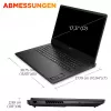 HP OMEN 17-db1490ng spēļu klēpjdators, 17,3 collu QHD 240Hz, AMD Ryzen AI 9 365, 24GB DDR5, 512GB SSD, NVIDIA GeForce RTX 5060, Windows 11 Home, vācu QWERTZ tastatūra