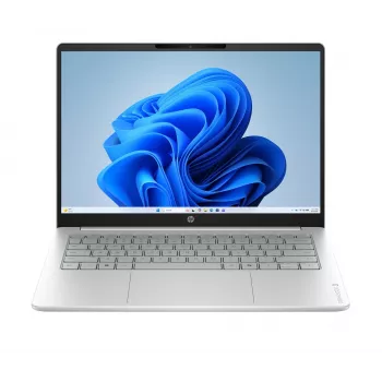 HP OmniBook 3 14-hu0012nwx 14 inch 2K IPS klēpjdators - Intel Core 3 100U, 8GB DDR5, 256GB SSD, Windows 11 Home, Glacier Silver