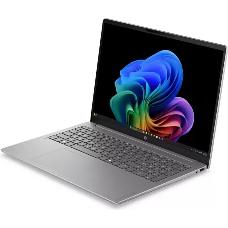 HP OmniBook 3 NGAI 16-bz0142nzx klēpjdators 16 collu WUXGA Qualcomm Snapdragon X Elite 16GB RAM 512GB SSD Windows 11 Home sudraba