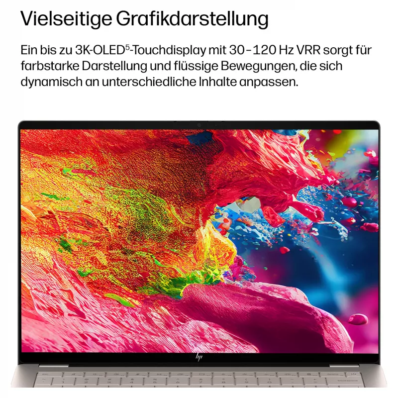 HP OmniBook Ultra 14-kd0471ngx klēpjdators, Intel Core 7 356H, 32GB RAM, 1TB SSD, 14 collu skārienekrāns, Windows 11 Home, vācu tastatūra