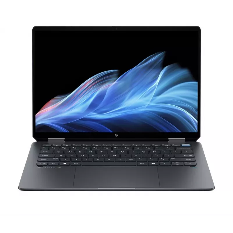 HP OmniBook Ultra Flip 14-fh0989nz 14 inch 3K OLED Touch 2-in-1 klēpjdators - Intel Core Ultra 9 288V, 32GB RAM, 1TB SSD, Windows 11 Home, Melns