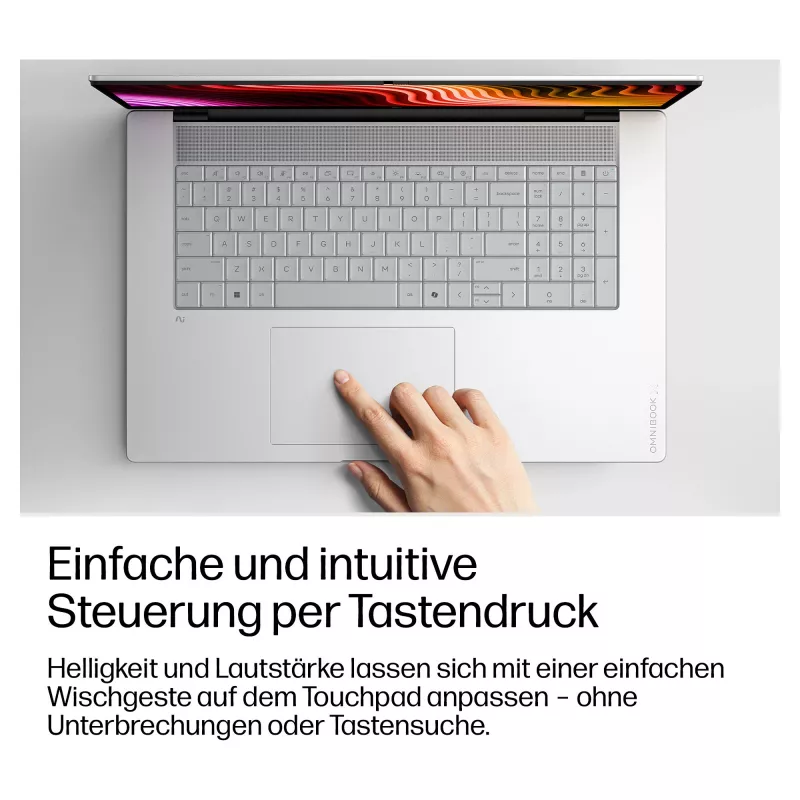 HP OmniBook X 17-de0473ngx Snapdragon X Elite X7-358H 32GB 1TB SSD Windows 11 Home dabīgs sudrabs