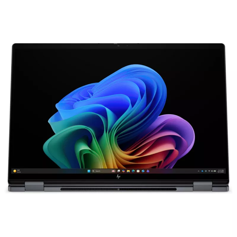 HP OmniBook X Flip 16-cb0471ngx 2-in-1 klēpjdators, Intel Core Ultra 7 355, 24GB RAM, 512GB SSD, 16 inch QHD+ skārienekrāns, Windows 11 Home, vācu tastatūra