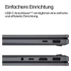 HP OmniBook X Flip 16-cb0471ngx 2-in-1 klēpjdators, Intel Core Ultra 7 355, 24GB RAM, 512GB SSD, 16 inch QHD+ skārienekrāns, Windows 11 Home, vācu tastatūra