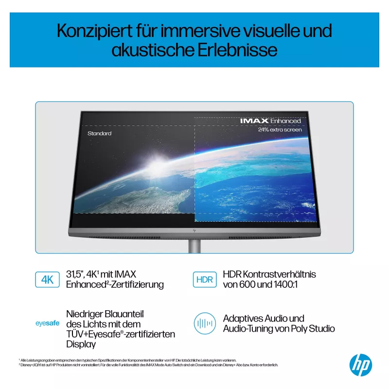 HP OmniStudio X All-in-One 32-c0077ng, sudraba, Windows 11 Home
