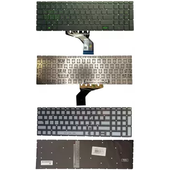HP Pavilion 15-DK0031NA tastatūra, ar fona apgaismojumu, ASV izkārtojums