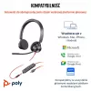 HP Poly Blackwire 3325 Stereo Microsoft Teams Certified USB-C austiņas +3.5mm spraudnis +USB-C/A adapteris