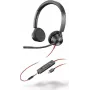 HP Poly Blackwire 3325 Stereo Microsoft Teams Certified USB-C austiņas +3.5mm spraudnis +USB-C/A adapteris