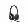 HP Poly Mission 825 Stereo USB vadu austiņas ar aktīvo trokšņu slāpēšanu, melnas, sertificētas Microsoft Teams, Zoom, Google Meet, Works With Chromebook