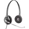 HP POLY Plantronics SupraPlus H261H binaurais platjoslas vadu austiņu komplekts ar trokšņu slāpēšanas mikrofonu (87129-02)