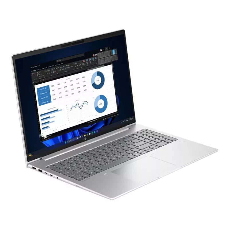 HP ProBook 4 G1i 16 klēpjdators | Intel Core Ultra 7 255U | 24GB RAM | 1TB SSD | 16 collu WUXGA IPS | Windows 11 Pro | Sudraba