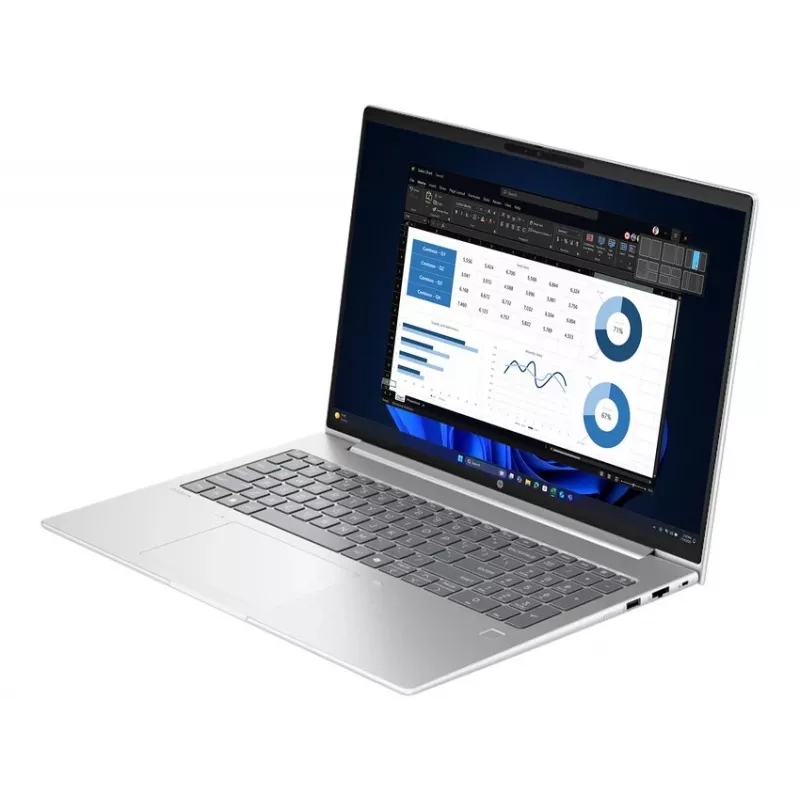HP ProBook 4 G1i 16 klēpjdators | Intel Core Ultra 7 255U | 24GB RAM | 1TB SSD | 16 collu WUXGA IPS | Windows 11 Pro | Sudraba