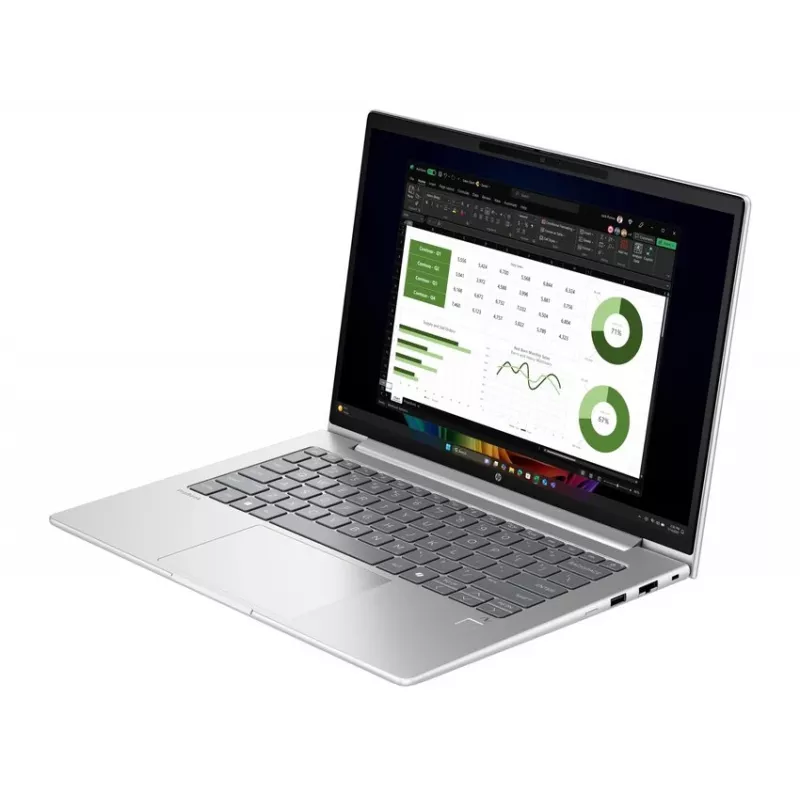 HP ProBook 4 G1q 14 AI klēpjdators | Snapdragon X Elite | 32GB RAM | 1TB SSD | 14 collu WUXGA | Windows 11 Pro | Pike Silver