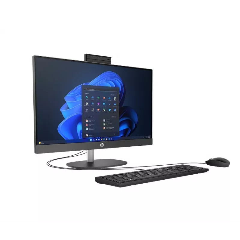 HP ProOne 245 G10 AiO, Ryzen 5 7520U, 8 GB RAM, Windows 11 Pro, SSD (atjaunota prece)