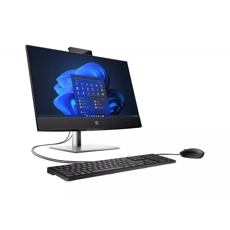 HP ProOne 440 G9 Viss-vienā dators, Intel Core i5-13500T, 16GB RAM, 512GB SSD, 23,8 collu FHD IPS, Windows 11 Pro, Melns